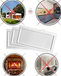 Ikhemalarka 6m2 12 pièces panneaux 3D en polystyrène Styrofoam XPS, panneaux de plafond & muraux 3D, décors, 100x50cm épaisseur 3mm RahVT