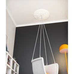 Decoflair M78 Rosace Polyuréthane 480 x 480 x 33 - 1 pièce