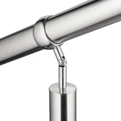 Main courante 1.2 m argent inox 201 fixation sol et mur escaliers intérieur extérieur by Aica-AICA Sanitaire New