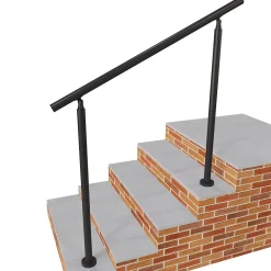 AICA Sanitaire Main courante 1.2 m noir mat inox 201 installation verticale escaliers rampes intérieur extérieur by Aica