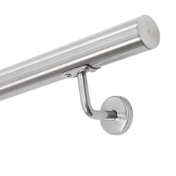 Main courante escalier en acier inoxydable rampe barre appui rambarde 160 cm-ECD Germany Online