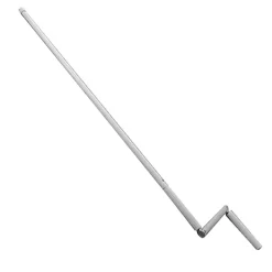 MANIVELLE COMPLETE DIAMETRE 12 LG1000 (BLANC RAL9016)-Geiger Outlet