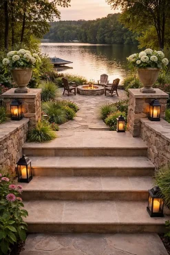 Ligerio Marche en travertin évidée - 61x33cm Ep. 3cm - Vendu à l'unité