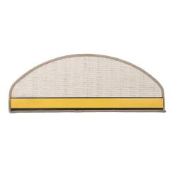 Marchettes d'escalier antidérapantes Sécuriser Vos marches Beige 23,5 x 65 cm Demi-circulaire-Floordirekt Hot