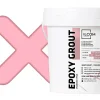 Mastic époxy bi-composant pour le remplissage des joints - Rose - 3Kg-Ilcom New