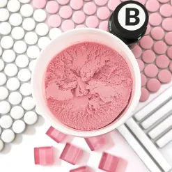 Mastic époxy bi-composant pour le remplissage des joints - Rose - 1Kg-Ilcom