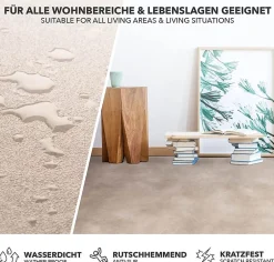 Midas 741m Aspect Bois carrelage Revêtement de Sol, 100 x 100 cm-Floordirekt New