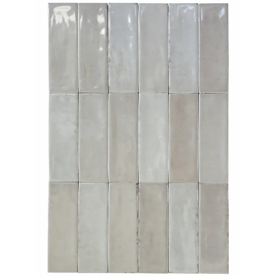 Mini Brick Série Calpe Greige Porcelaine Premium 5x15cm.-Lux Mosaic Best