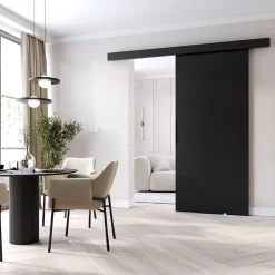 MINIO go for it , porte coulissante PRIM A 96 cm, Poignée noire, Noir