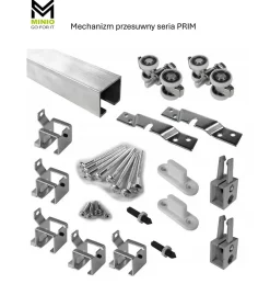 , porte coulissante PRIM, 106 cm, avec miroir, Chêne Wotan / Noir-MINIO go for it Outlet