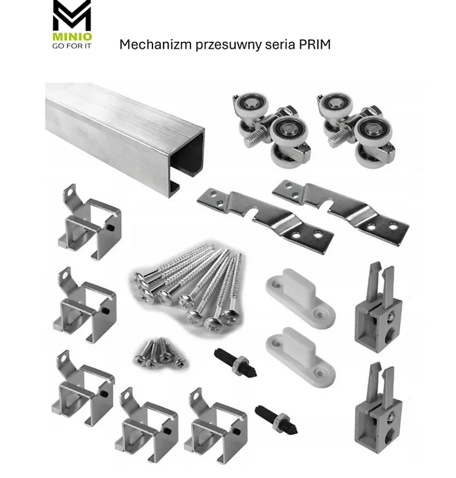 , porte coulissante PRIM, 106 cm, avec miroir, Chêne Wotan / Noir-MINIO go for it Outlet