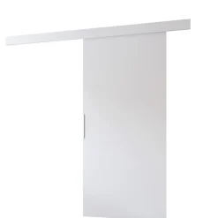 , porte coulissante CLEAN A 96 cm portes de chambre, Blanc-MINIO go for it Discount