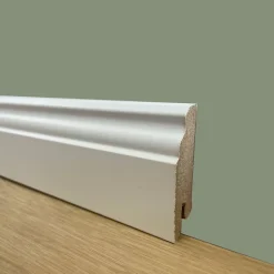 96ml de PLINTHE DUCAL PLINTH en FIBRE DE BOIS COMPACT 60X15 BLANC-Eternal Parquet Hot