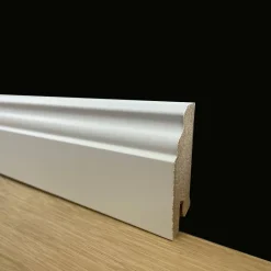 96ml de PLINTHE DUCAL PLINTH en FIBRE DE BOIS COMPACT 60X15 BLANC-Eternal Parquet Hot