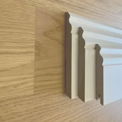 96ml de PLINTHE DUCAL PLINTHE en FIBRE DE BOIS COMPACT 140X15 BLANC-Eternal Parquet Outlet