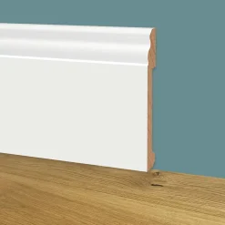 Eternal Parquet 100ml de Plinthe DUCALE en EqualWood HI-TEC POLYMERS 170x14x2000mm - BLANC