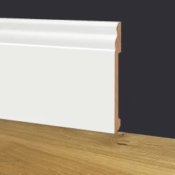 Eternal Parquet 100ml de Plinthe DUCALE en EqualWood HI-TEC POLYMERS 170x14x2000mm - BLANC