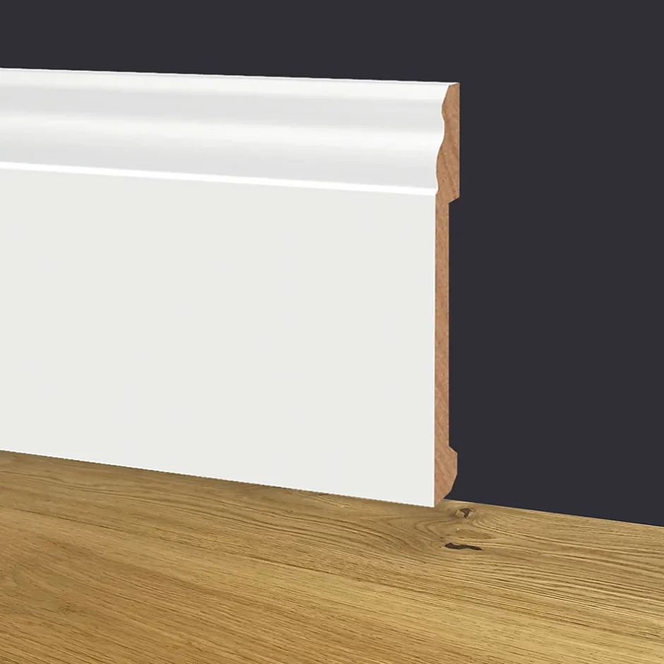 Eternal Parquet 100ml de Plinthe DUCALE en EqualWood HI-TEC POLYMERS 170x14x2000mm - BLANC