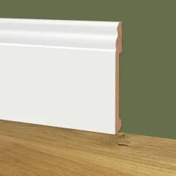 Eternal Parquet 100ml de Plinthe DUCALE en EqualWood HI-TEC POLYMERS 170x14x2000mm - BLANC