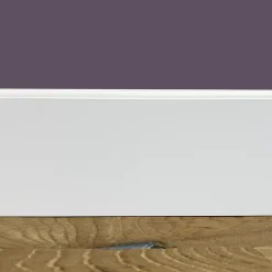 100ml de PLINTHE ZOCCOLINO FIRENZE en FIBRE DE BOIS COMPACTE 120X12 BLANC-Eternal Parquet