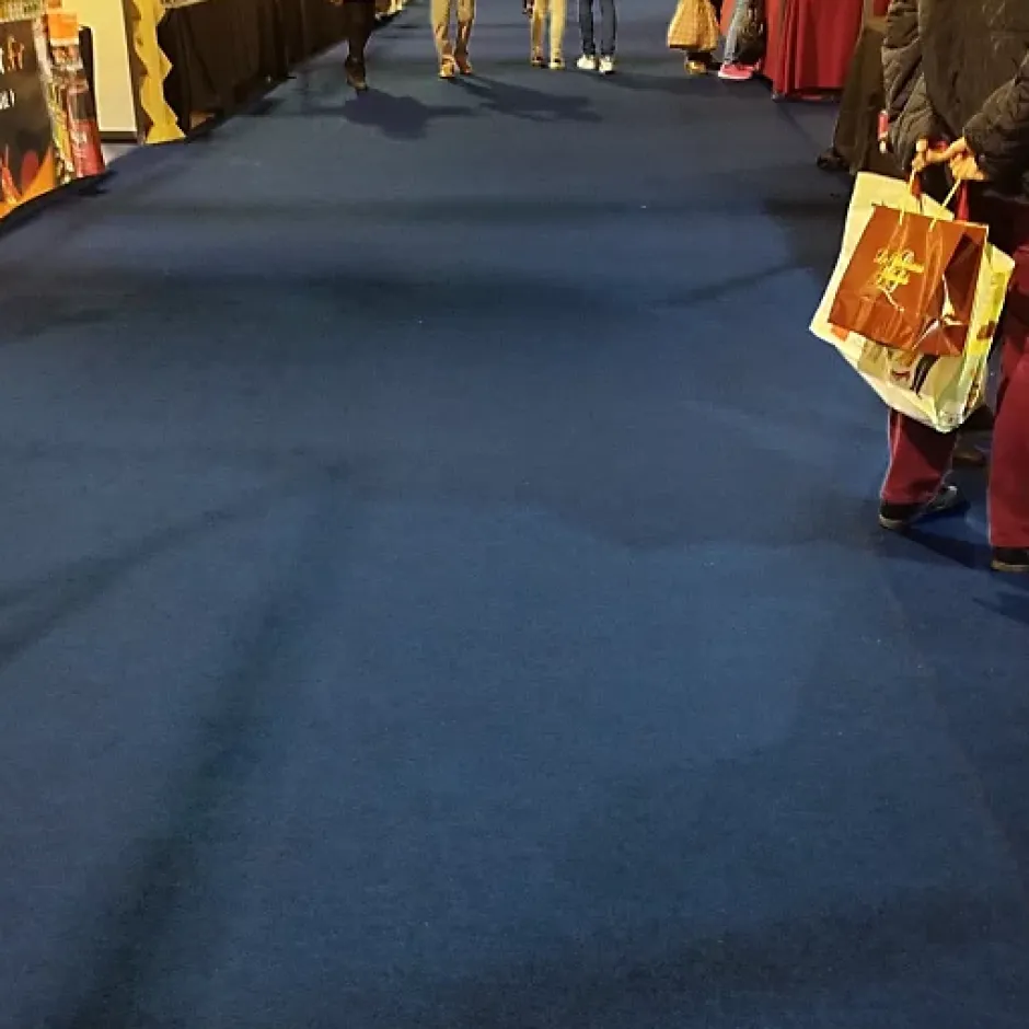 Décoweb Moquette - Stand Event - Bleu nuit - 2 m x 10 ml