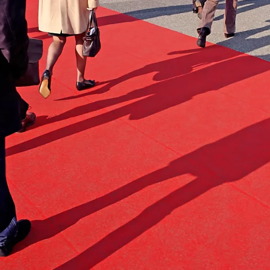 Décoweb Moquette - Stand Event - Rouge vif - 1 m x 10 ml