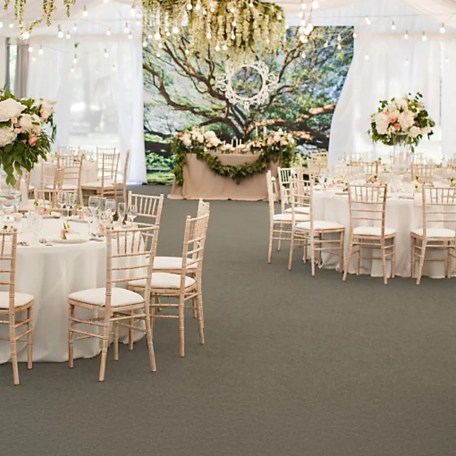 Moquette - Stand Event - Taupe - 2 m x 10 ml-Décoweb Best