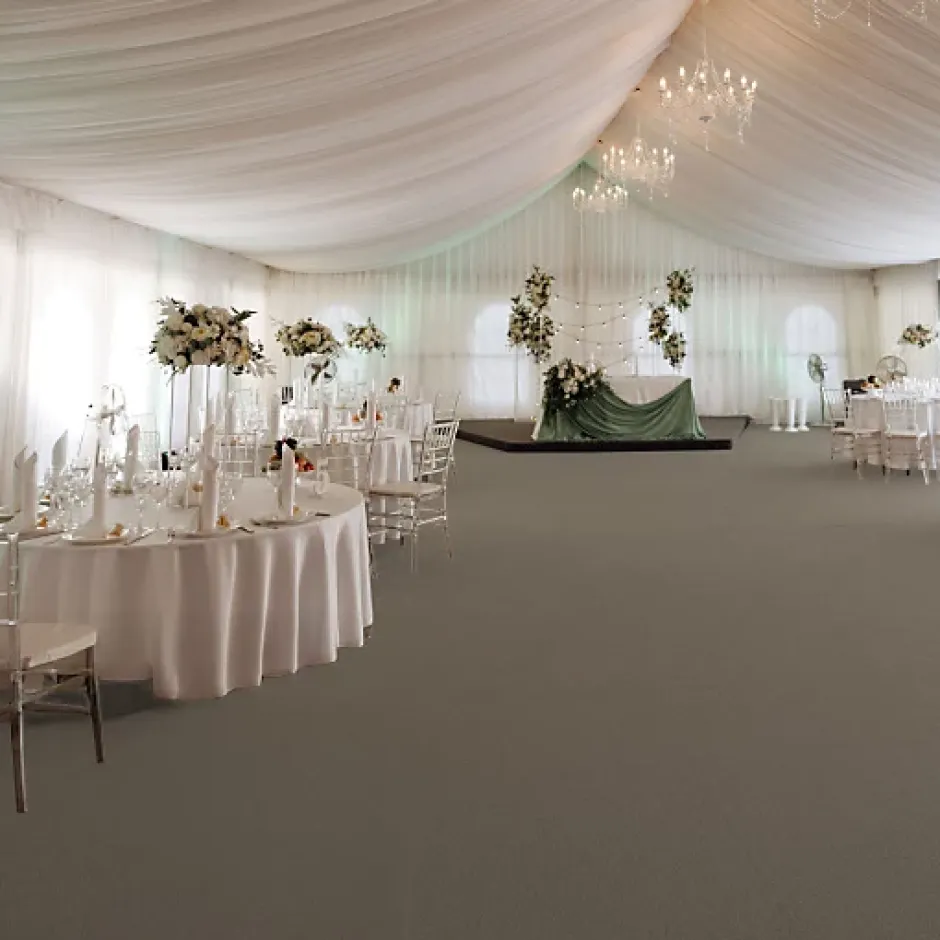 Moquette - Stand Event - Taupe - 2 m x 10 ml-Décoweb Best