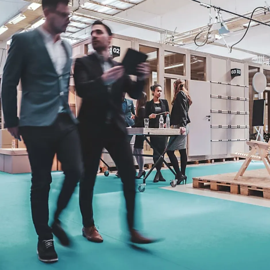 Moquette - Stand Event - Turquoise - 2 m x 10 ml-Décoweb Sale