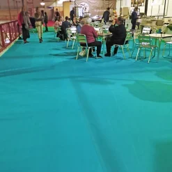 Moquette - Stand Event - Turquoise - 2 m x 10 ml-Décoweb Sale