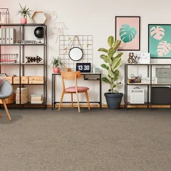 Décoweb Moquette chambre - Lumicolor - Marron tendre - Rouleau de 5m x 4m