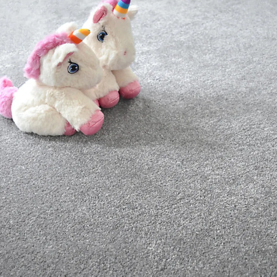 Décoweb Moquette chambre ou salon - Select - Gris - Rouleau de 5m x 4m