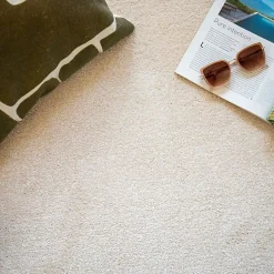 Décoweb Moquette chambre ou salon - Select - Ecru - Rouleau de 5m x 12m