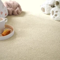 Décoweb Moquette chambre ou salon - Select - Beige clair - Rouleau de 4m x 20m