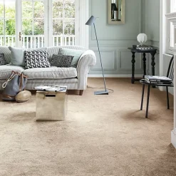 Décoweb Moquette chambre ou salon - Select - Marron clair - Rouleau de 4m x 3m