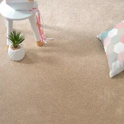 Décoweb Moquette chambre ou salon - Select - Marron clair - Rouleau de 4m x 3m