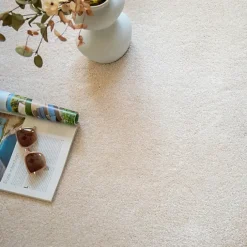 Moquette chambre ou salon - Select - Ecru - Rouleau de 4m x 1m-Décoweb Outlet