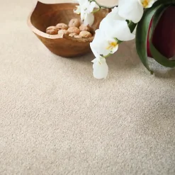 Décoweb Moquette en polyester recyclé - Re-cycle - Beige - Rouleau de 4m x 8m