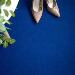 Moquette filmée - Stand Event - Bleu roi - 2 m x 30 ml-Décoweb New