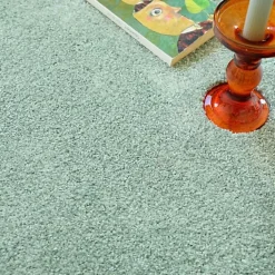 Décoweb Moquette poils longs Touch - Vert sauge - Echantillon 15 x 20 cm