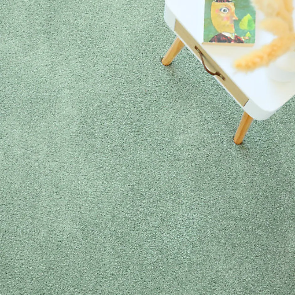 Moquette poils longs Touch - Vert sauge - Rouleau de 4m x 12m-Décoweb Online