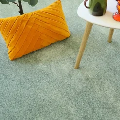 Moquette poils longs Touch - Vert sauge - Rouleau de 4m x 14m-Décoweb