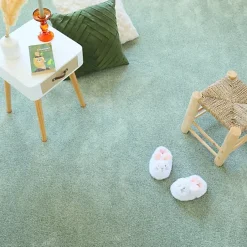 Moquette poils longs Touch - Vert sauge - Rouleau de 4m x 20m-Décoweb New