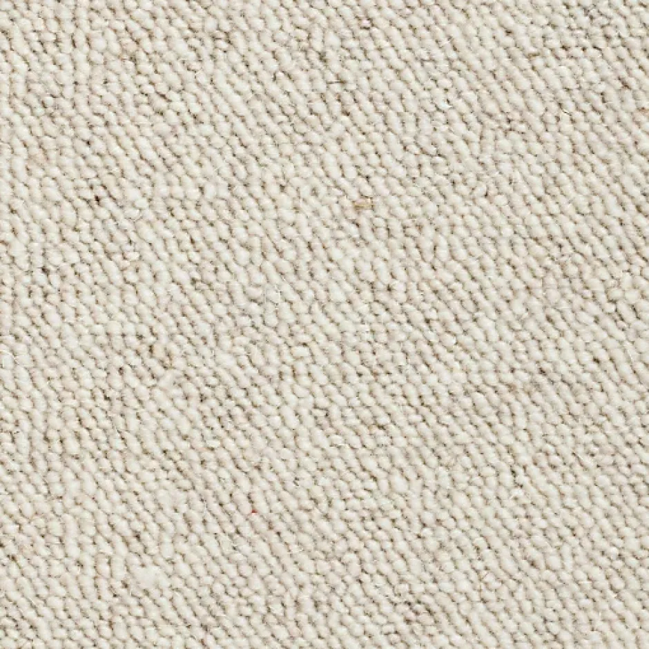 Décoweb Moquette pure laine vierge bouclée - Mallow - Nude - Rouleau de 4m x 8m