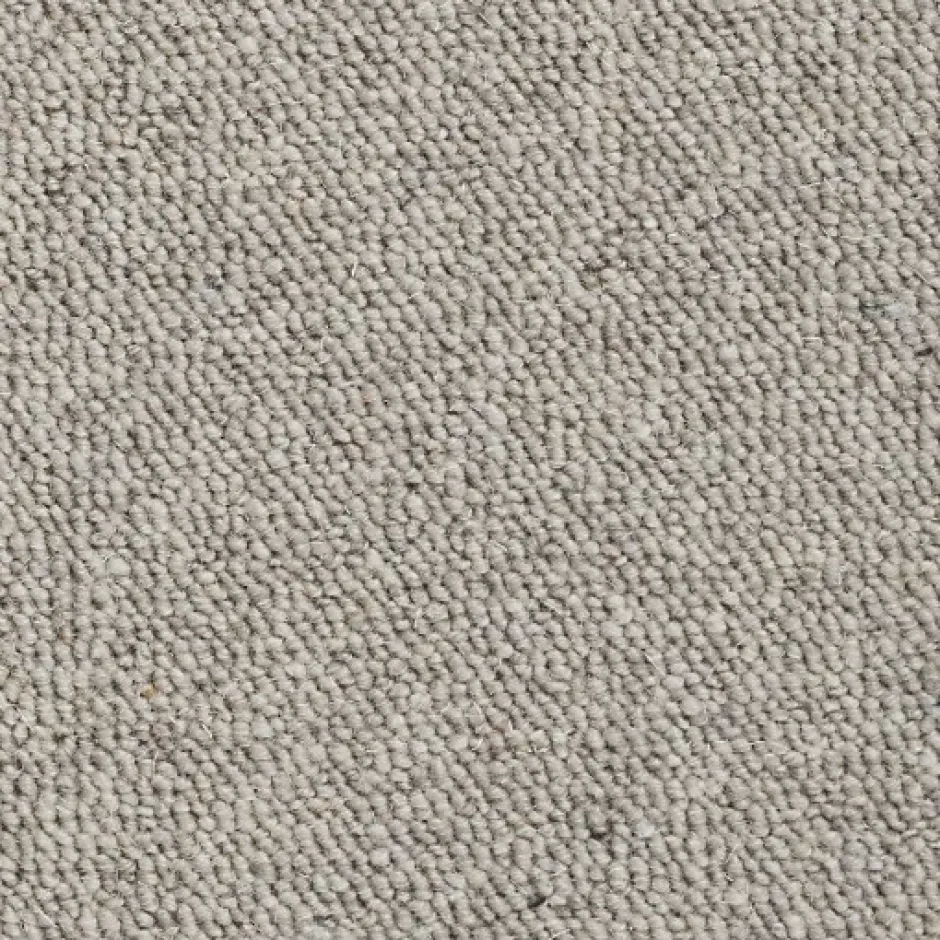 Moquette pure laine vierge bouclée - Mallow - Grège - Rouleau de 4m x 3m-Décoweb Sale