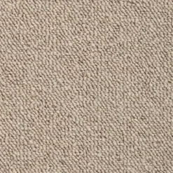 Moquette pure laine vierge bouclée - Mallow - Beige - Echantillon 15 x 20 cm-Décoweb Discount