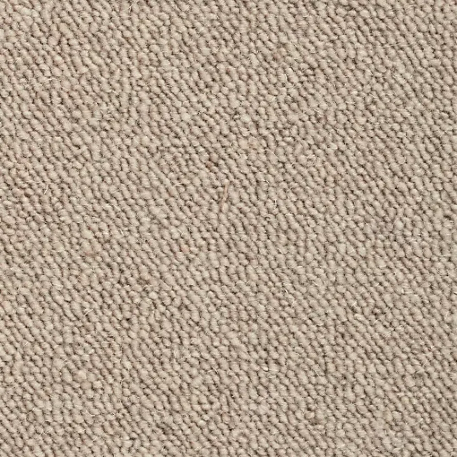 Moquette pure laine vierge bouclée - Mallow - Beige - Echantillon 15 x 20 cm-Décoweb Discount