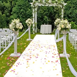 Décoweb Moquette Stand Expo - Blanc - Echantillon 7 x 10 cm