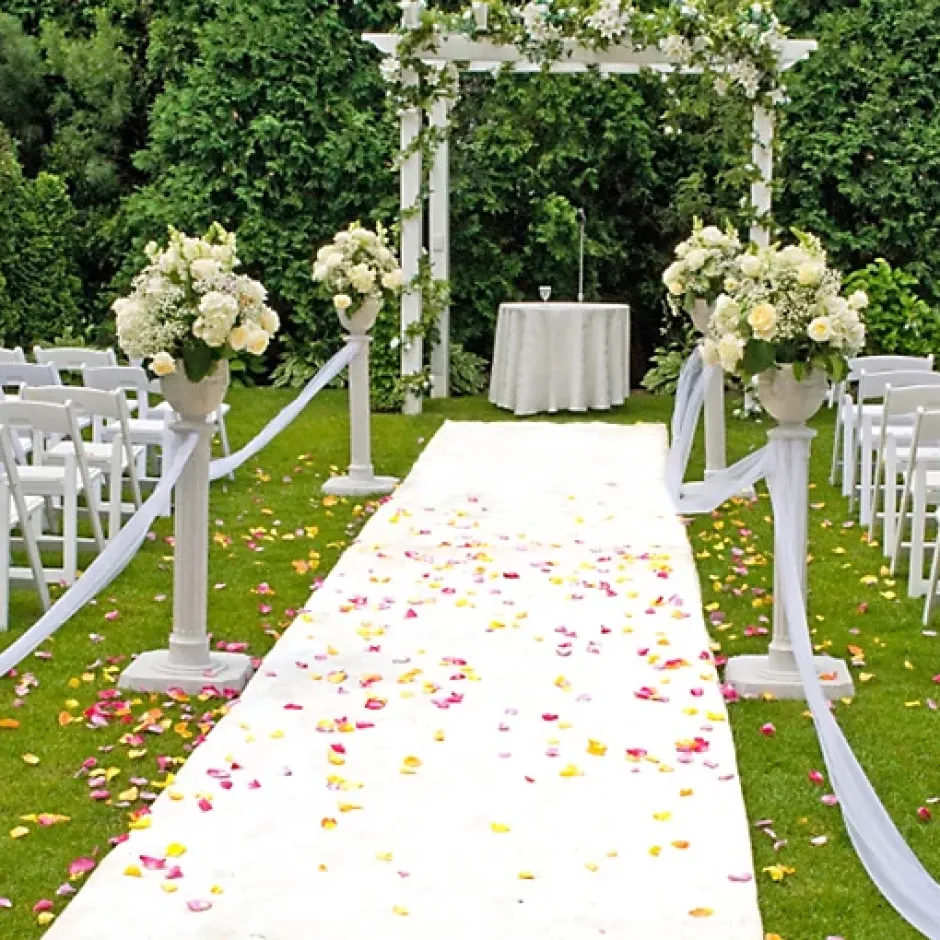 Décoweb Moquette Stand Expo - Blanc - Rouleau de 2m x 15m