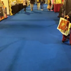 Décoweb Moquette Stand Expo - Bleu Saphir - Rouleau de 2m x 42m